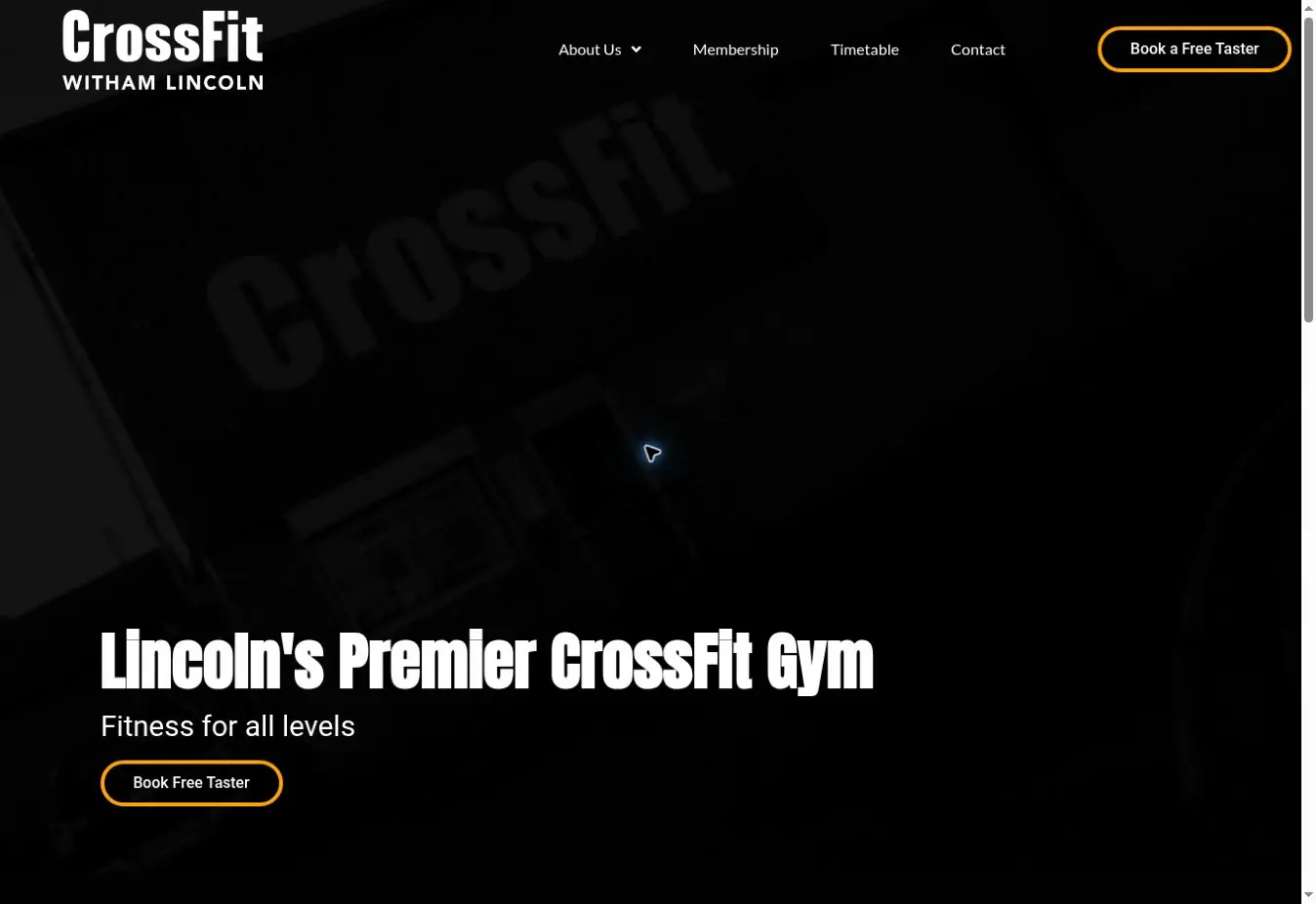CrossFit Witham website designed by DS Media